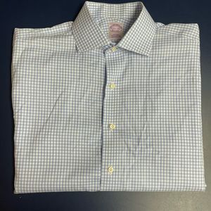 Mens Brooks Brothers Size 15.5-34 Long Sleeve Button Down Shirt